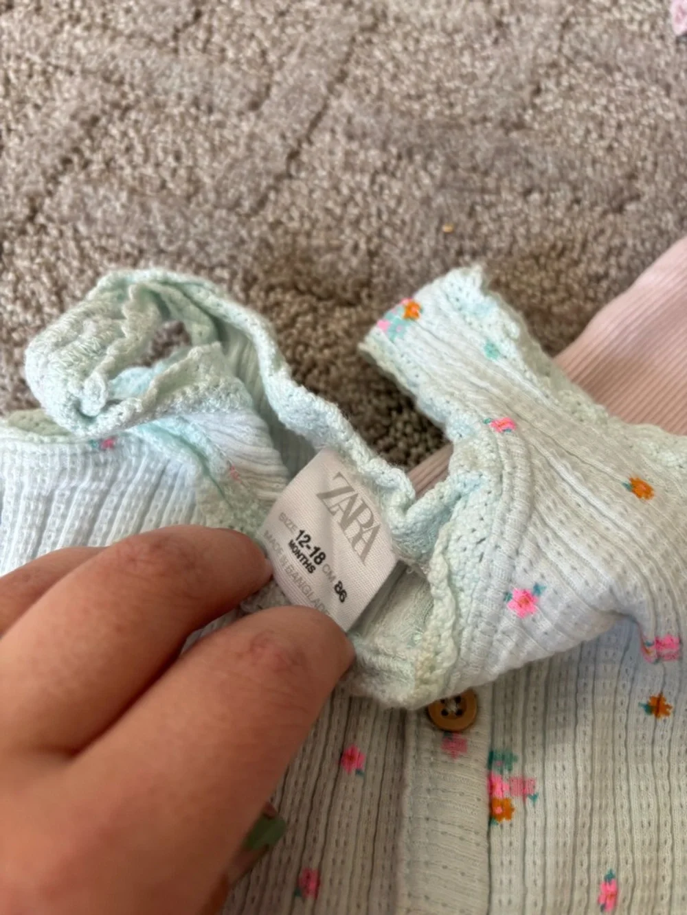 Zara Pink and Lilac Kids  Tops & Shorts Set